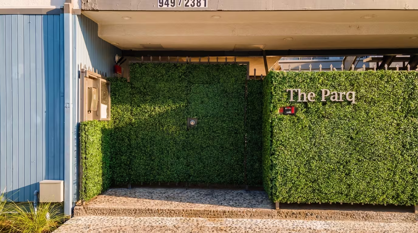 LA apartment security gate privacy installation