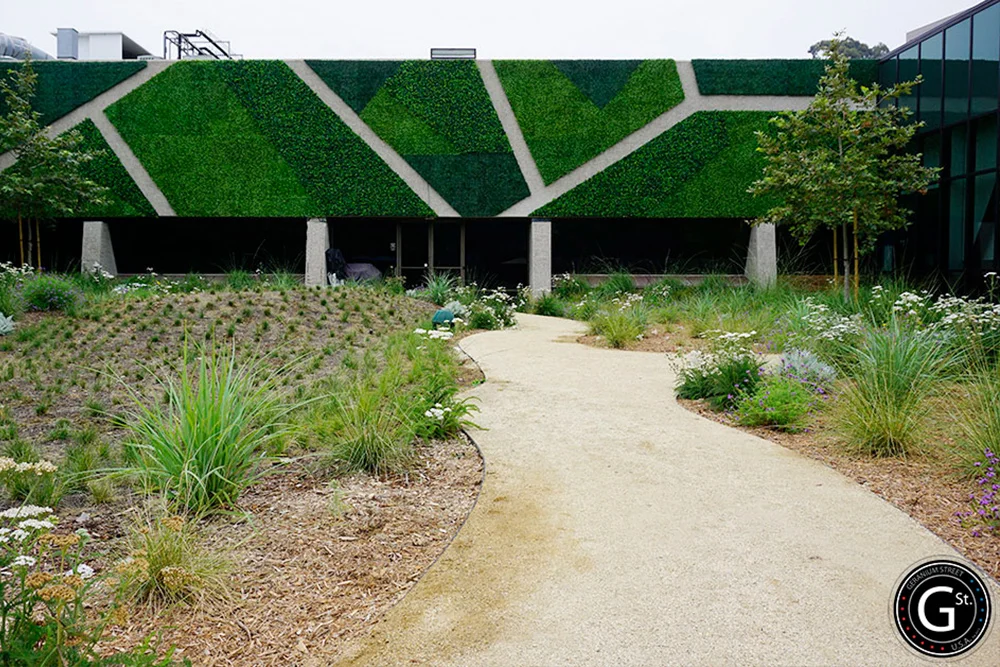 living wall product application in progress