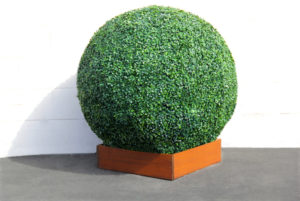 artificial boxwood hedge ball