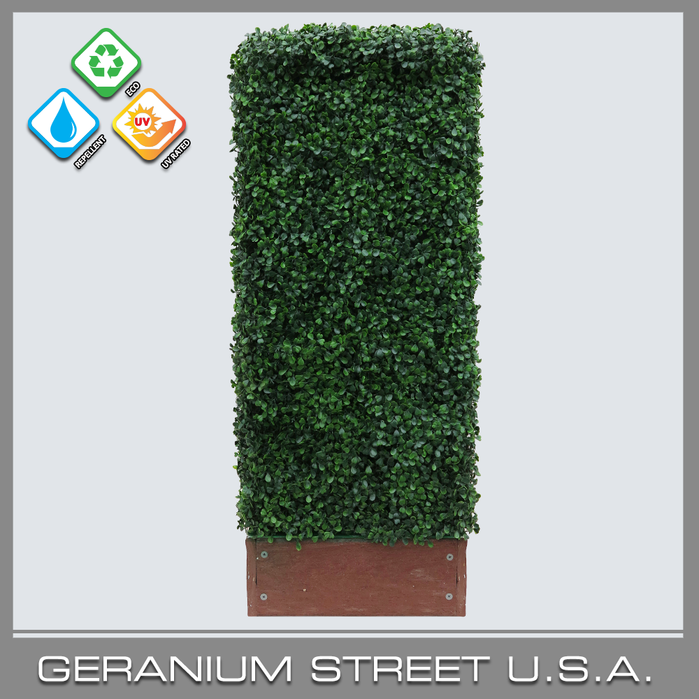 artificial boxwood hedge