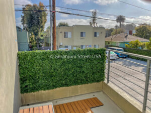 Artificial double sided hedge sheet