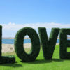 Artificial Boxwood Hedge Letters