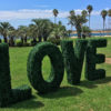 Artificial Boxwood Hedge Letters