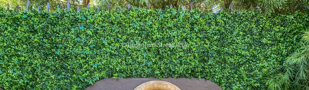 dragon leaf artificial living wall