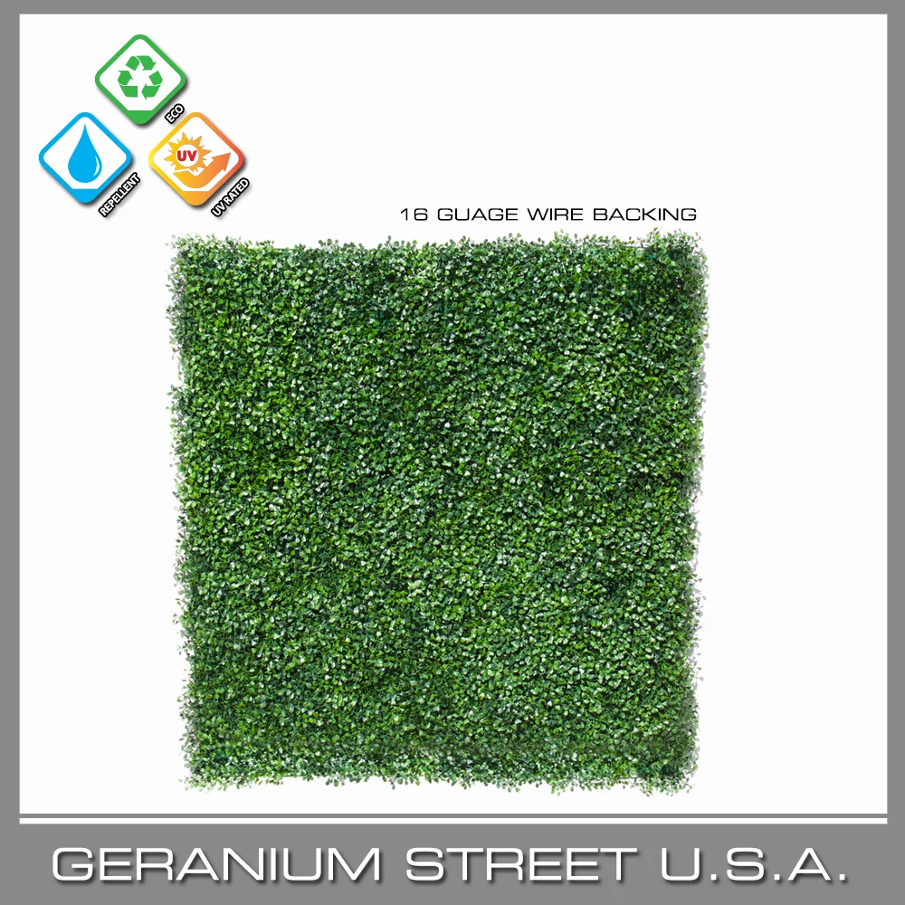 artificial boxwood hedge mat
