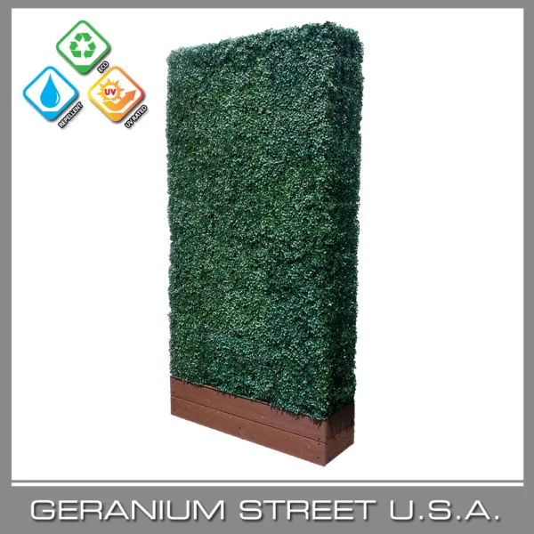 artificial boxwood hedge