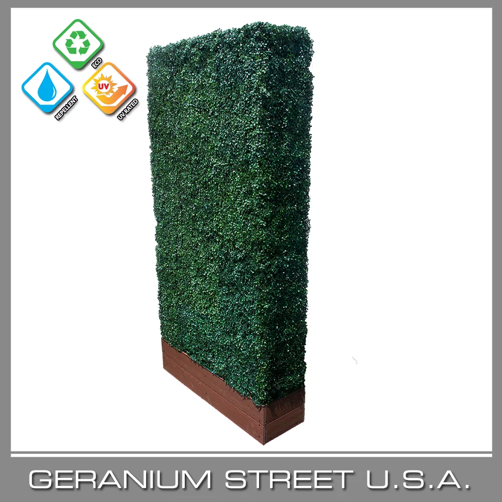 artificial boxwood hedge