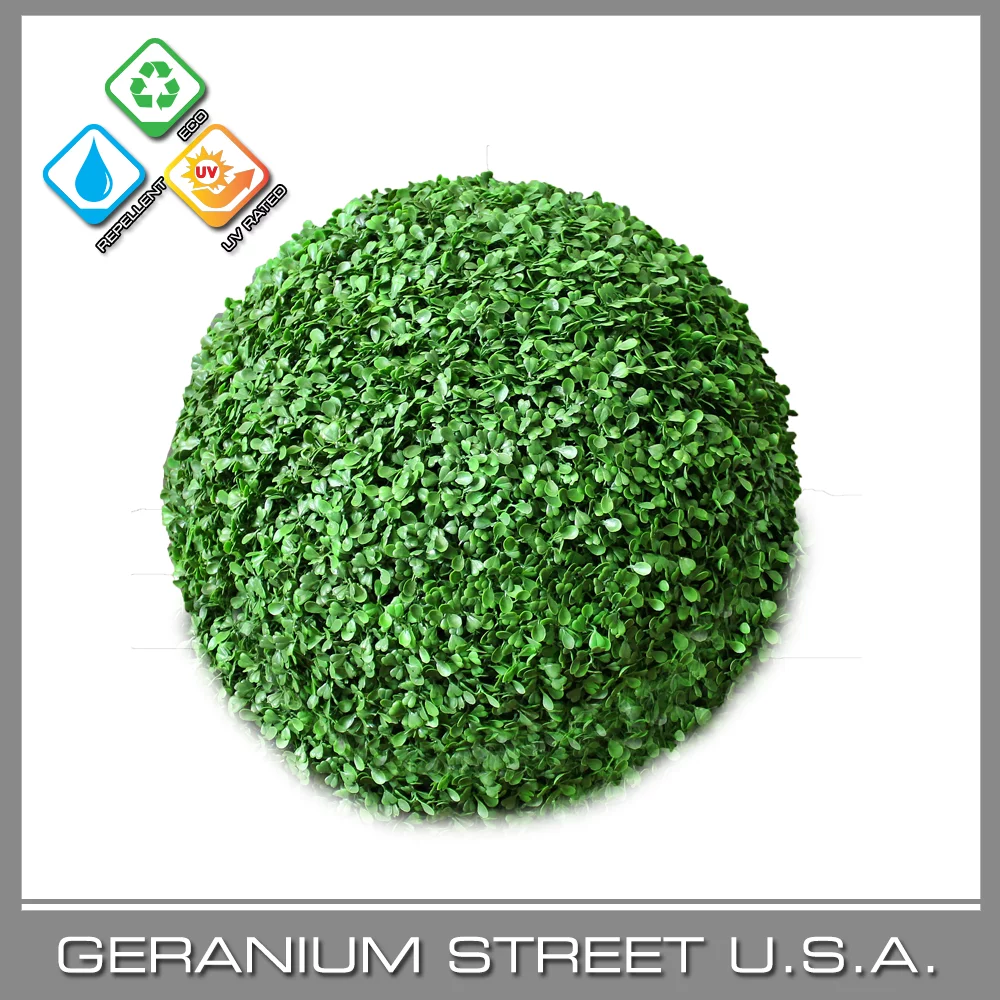 artificial boxwood hedge balls