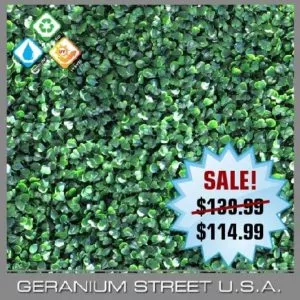 artificial boxwood hedge mat