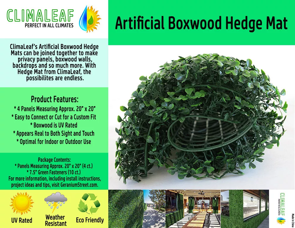 Artificial Hedge Mat
