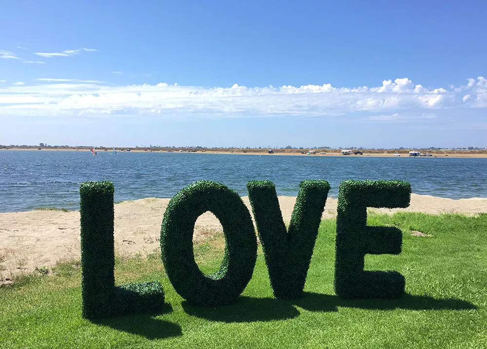 Artificial Boxwood Hedge Letters