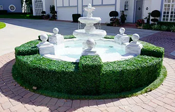 artificial boxwood hedge