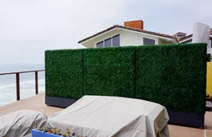 artificial boxwood hedge
