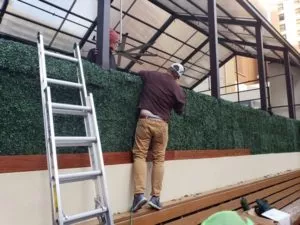 artificial boxwood hedges