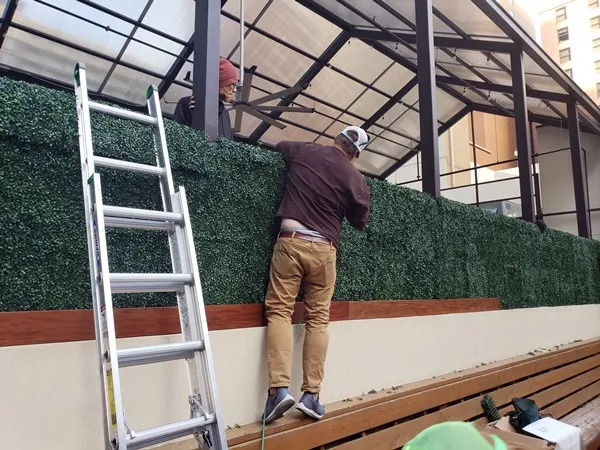 artificial boxwood hedges